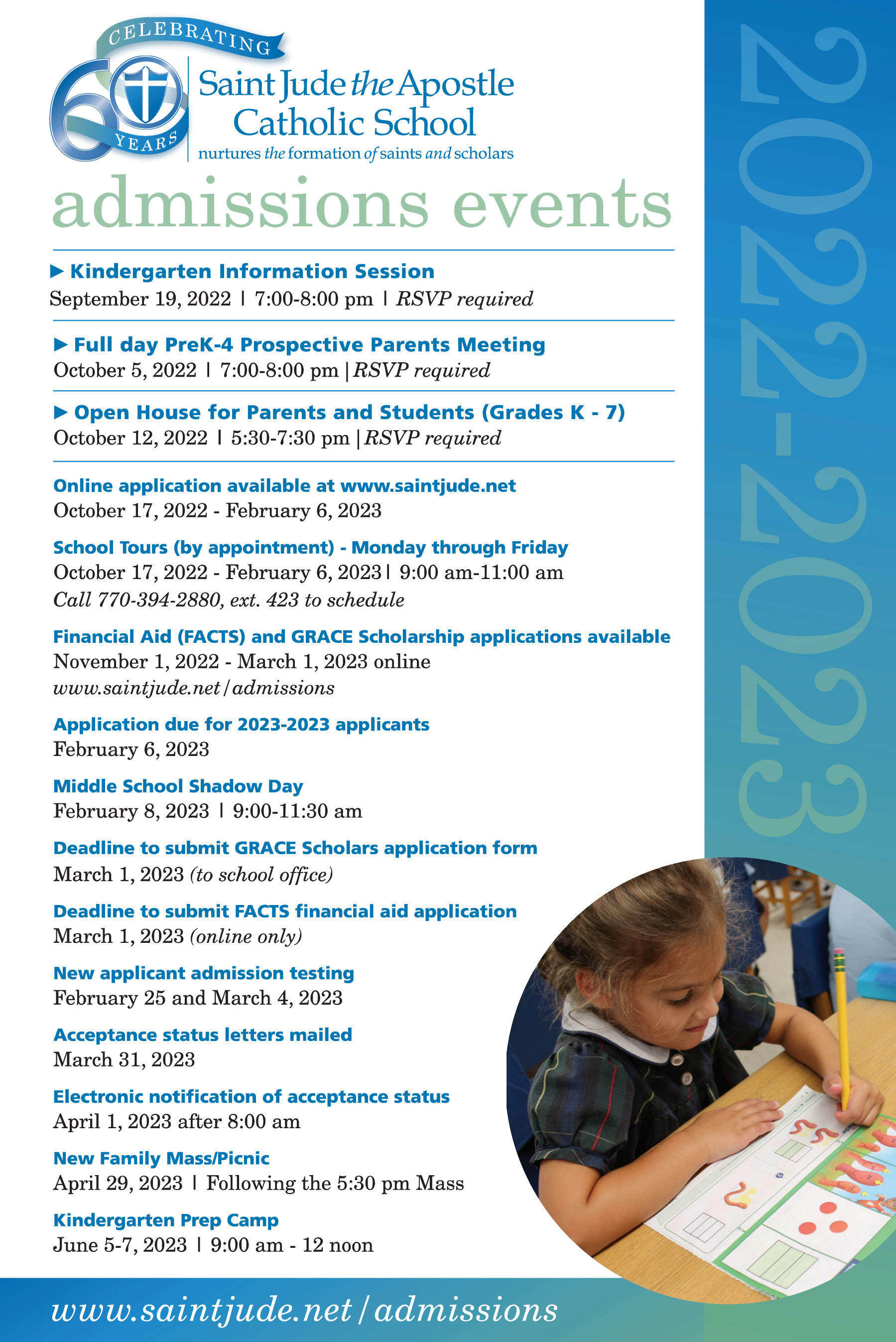 Admissions Events & Dates at Saint Jude